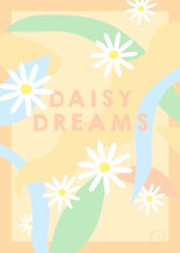 Image 2 of Daisy Dreams A4 print