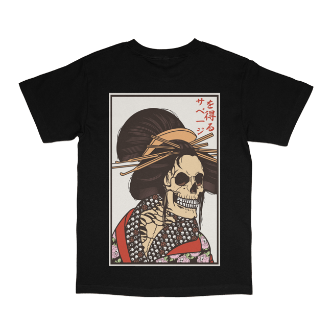 GTSVG "Skull Geisha" T-Shirt 