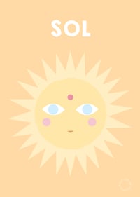 Image 2 of Sol A4 Print