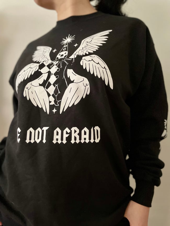 Be Not Afraid Clown Sweater