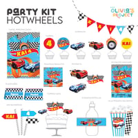 Image 1 of Party Kit Hotwheels