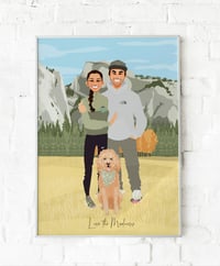 Image 1 of Couple portrait with a detailed background