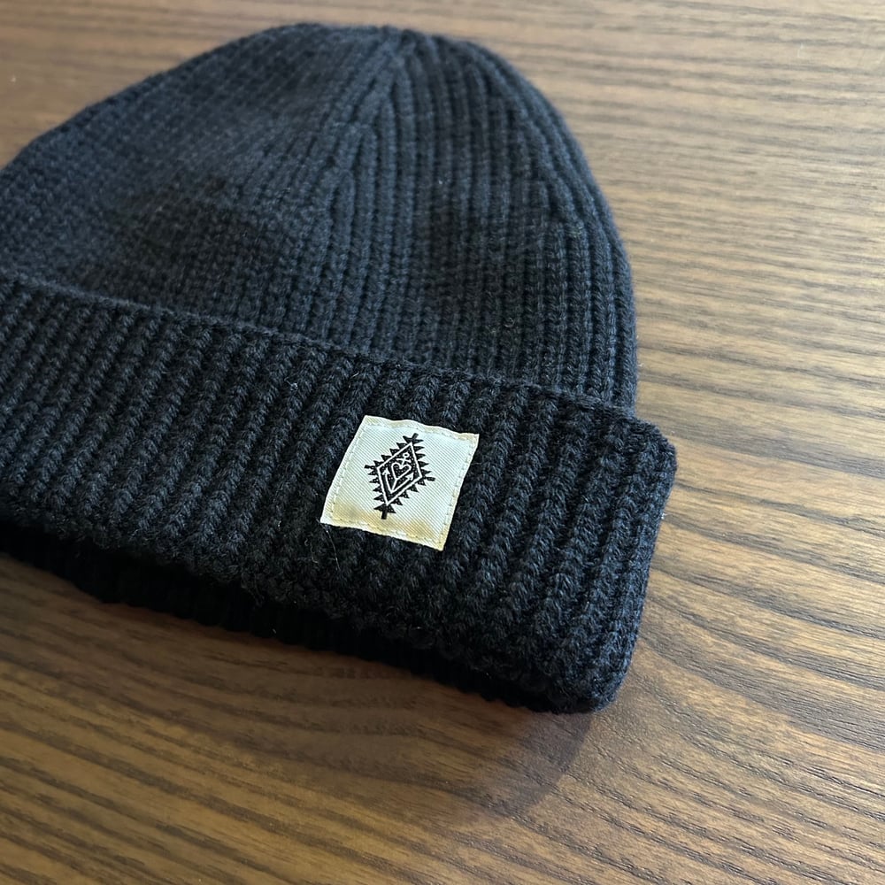 FISHERMAN BEANIE - BLACK