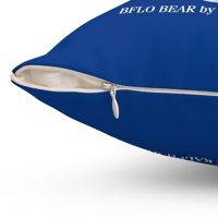 Image 2 of BFLO Bear Polyester Square  Pillow 14" x 14"