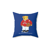 Image 1 of BFLO Bear Polyester Square  Pillow 14" x 14"