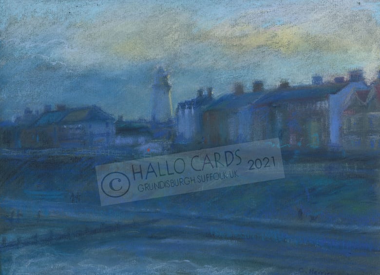 Image of Southwold View from Pier at Dusk - HL244
