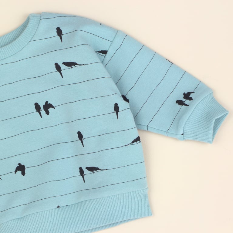 SWEAT CAMILLE oiseaux Image 4