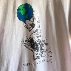 Image of Think Globally 'Thinker' T-Shirt