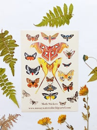 Image 1 of Moth Planner Sticker Sheet 