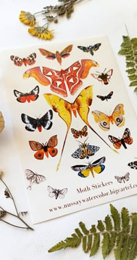 Image 5 of Moth Planner Sticker Sheet 