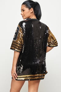Image 3 of SAINTS SEQUIN JERSEY TUNIC / DRESS