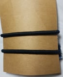 Image 3 of Tasty Raw Edge Denim Straight Up Ponytails