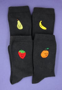 Image 1 of Chaussettes fruits & food 