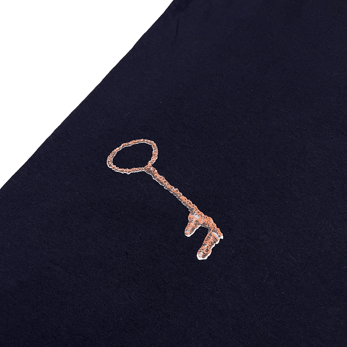 Image of Wire Text - Dark Navy
