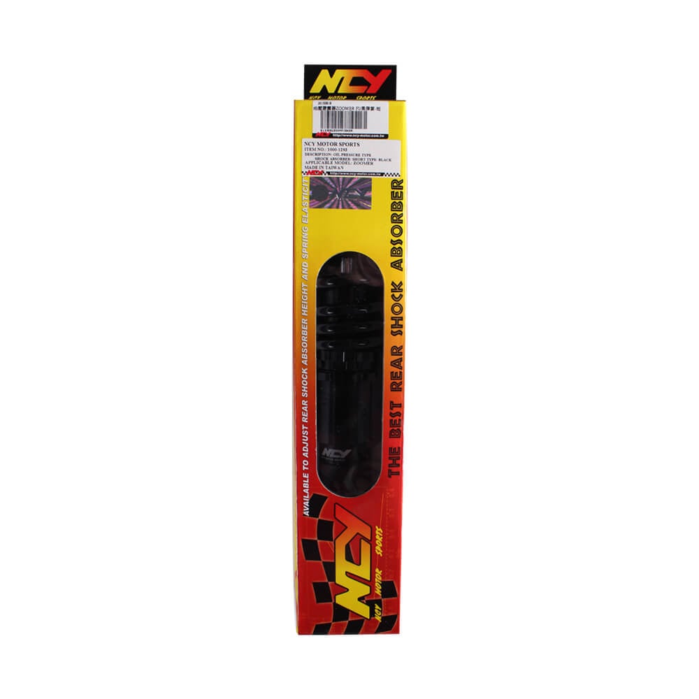 NCY  SHOCK GENUINE, RUCKUS, GY6 BLACK - 2 OPTIONS