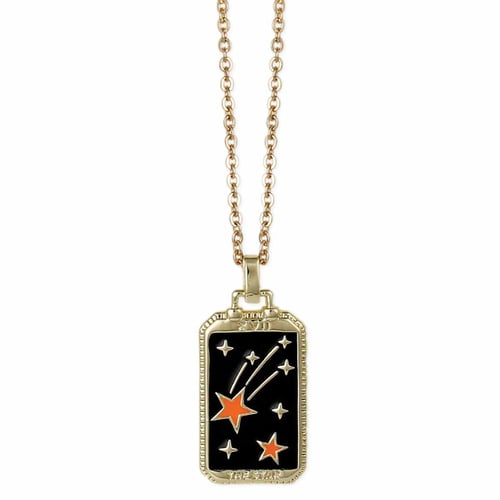 Image of Shooting Star Tarot Card Necklace