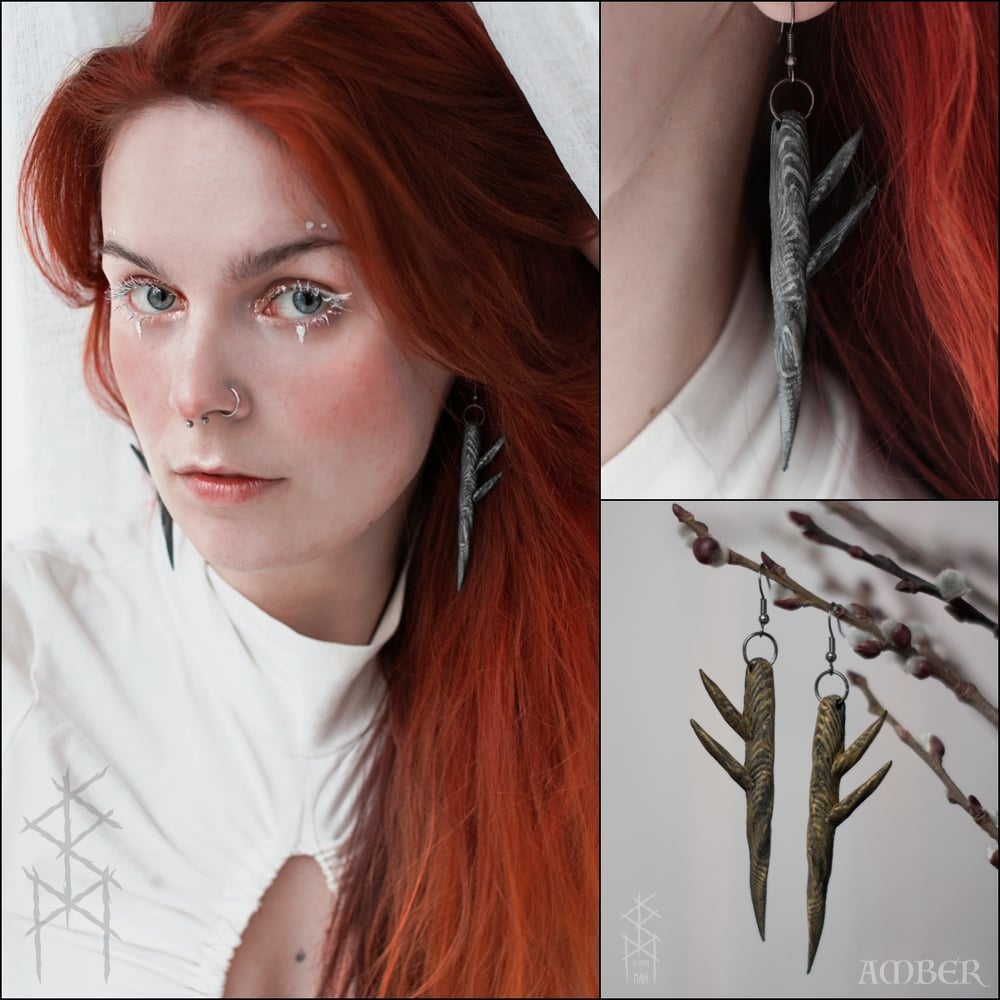 Image of FEHU Runic Earrings