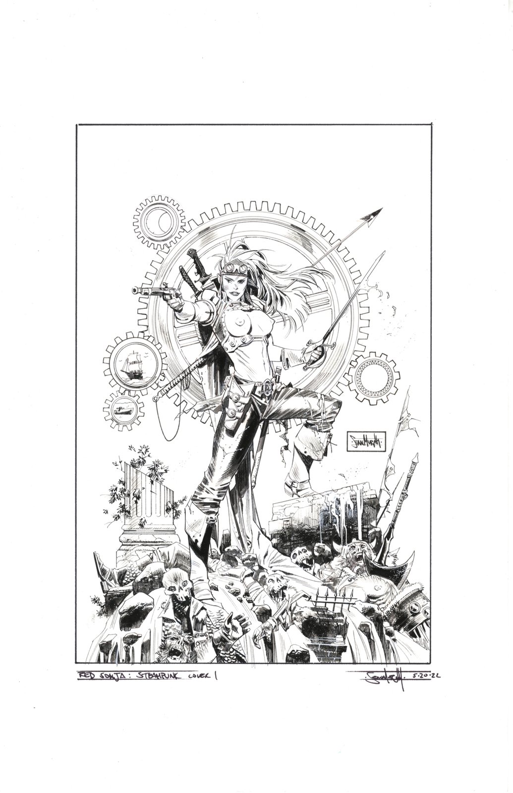 Red Sonja Cover for sale in Sean Murphy Art's | Nerd Crawler