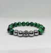 GREEN TIGERS  EYE / HEMATITE 