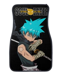 Image 1 of Black star car mat