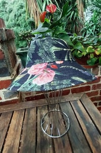 Image 1 of Sunhat -dark floral