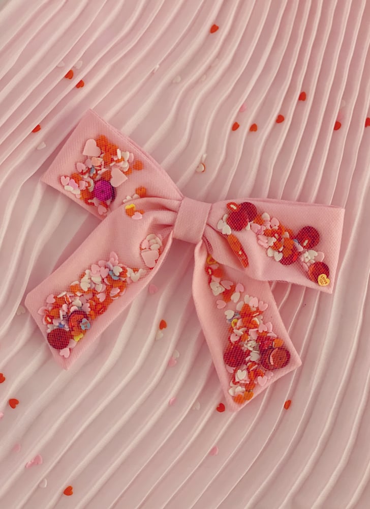 Image of Confetti Bow | Large | Valentine