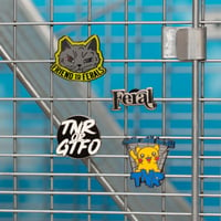 Image 3 of Friend to Ferals Enamel Pin