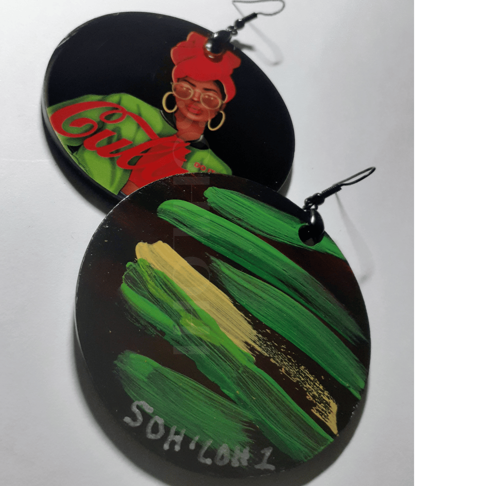 Image of Do It for the Culture Afrocentric Black History Dangling earrings
