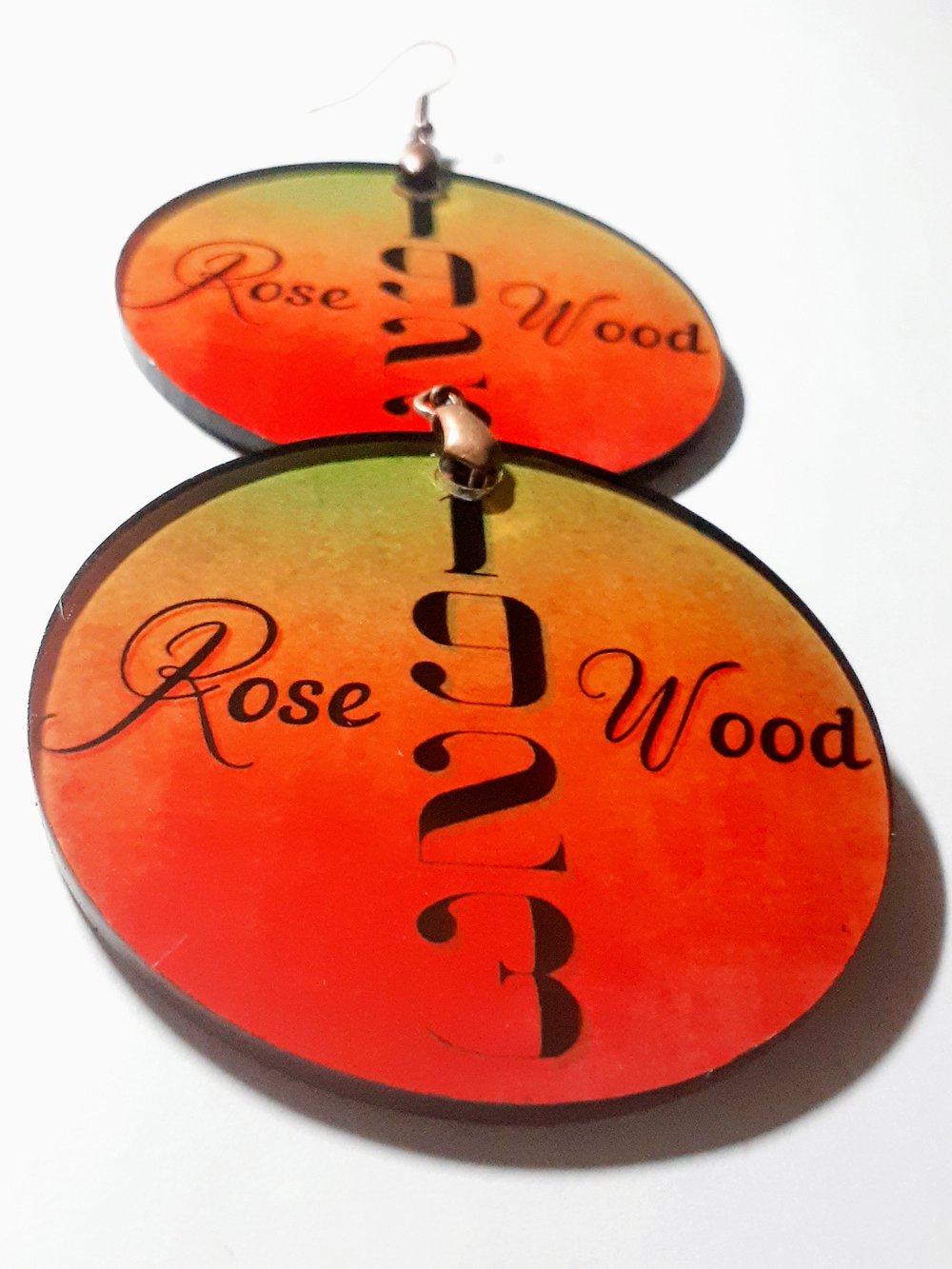 Image of Rose Wood 1923 Black History Black Girl Magic earrings