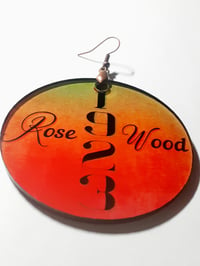 Image 2 of Rose Wood 1923 Black History Black Girl Magic earrings