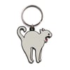 Anxiety Cat - Stretching Cat Keychain