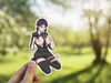 Sexy Goth Girl Sticker, Wednesday Addams, Sexy Merlina Decal, Kinky Death