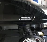 Image 1 of "I LOVE BIMMER GIRLS" DECAL