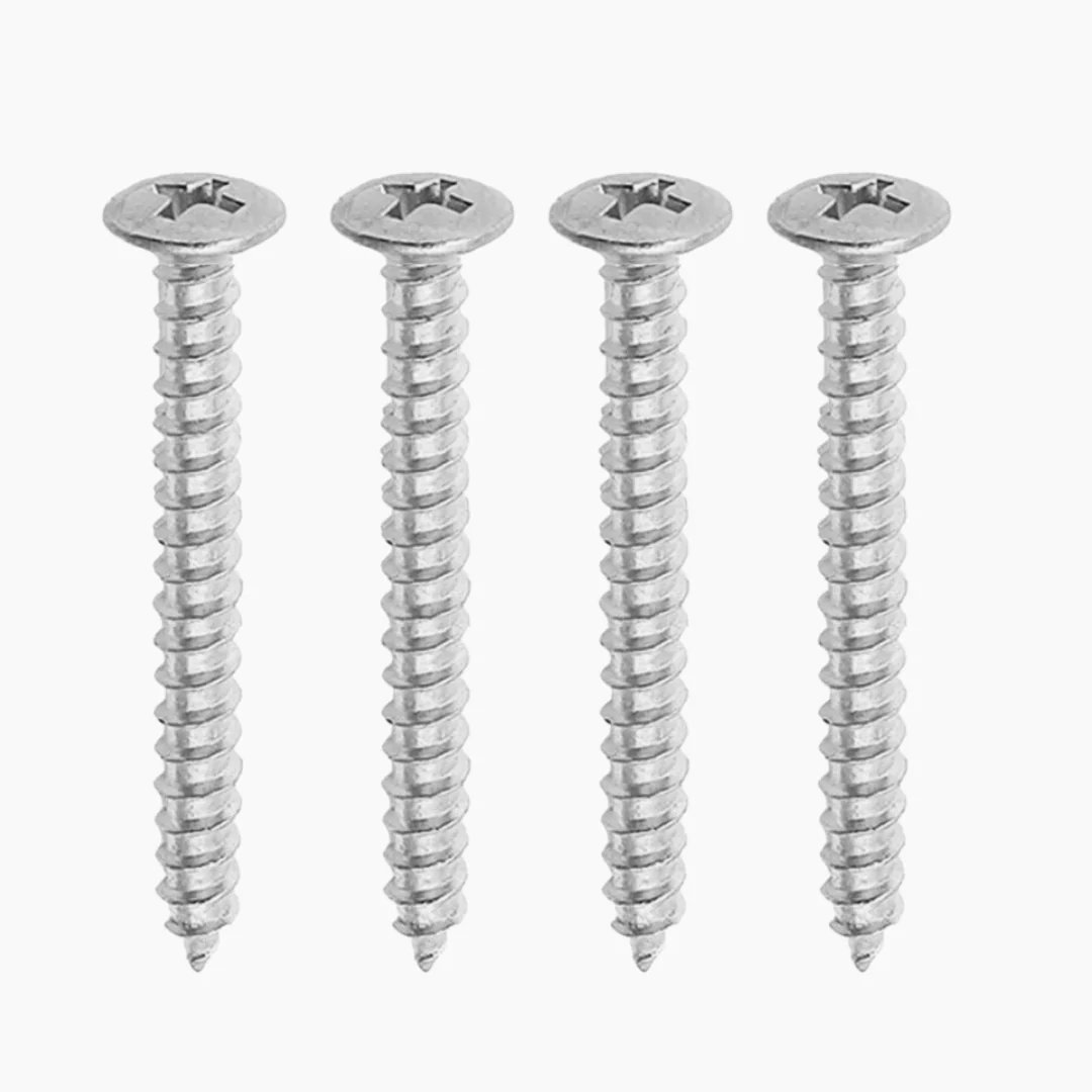 Image of Neck Plate Screws - Chrome