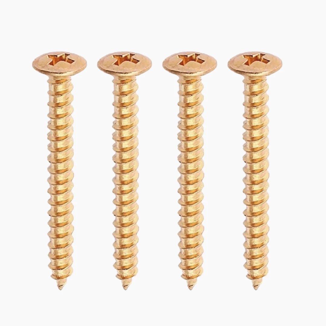 Image of Neck Plate Screws - Gold