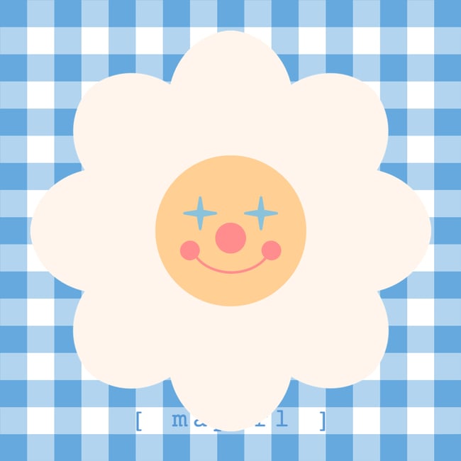 Flower Clown Sticky Notes