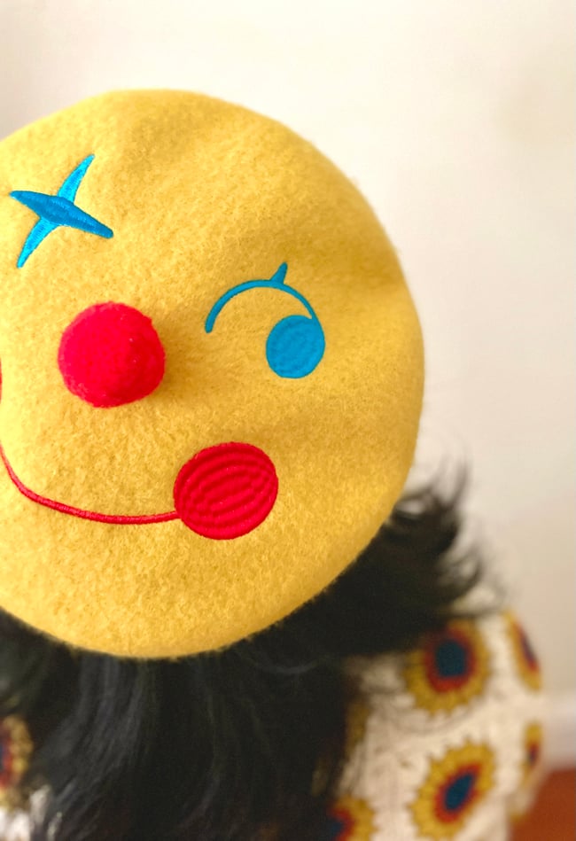 Cheerful Clown Beret