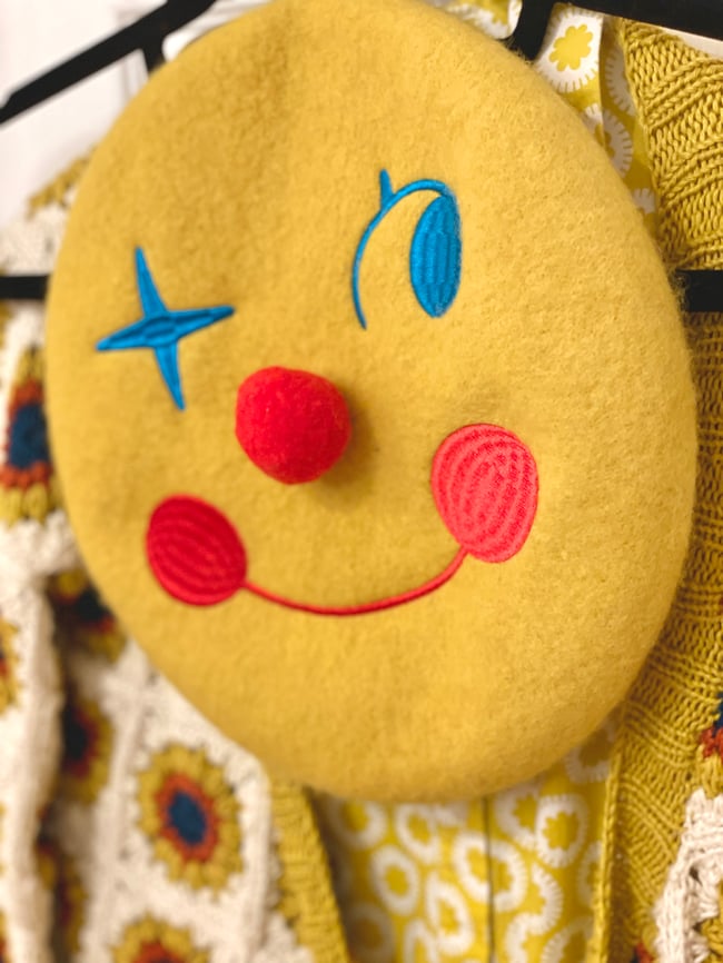 Cheerful Clown Beret