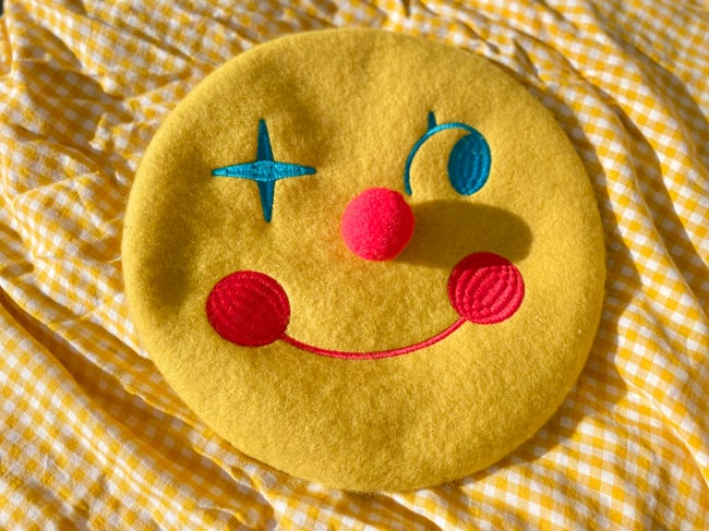 Cheerful Clown Beret