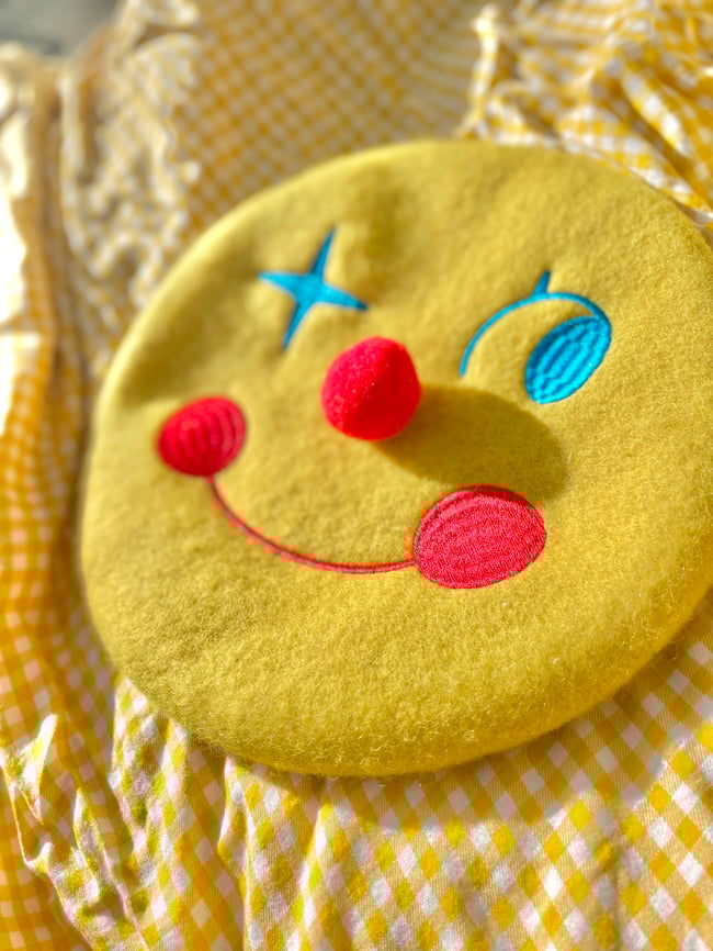 Cheerful Clown Beret