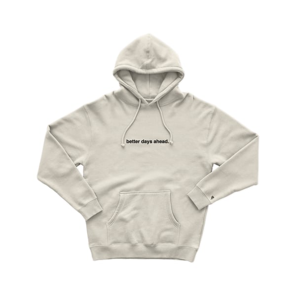 Image of cream essential hoodie