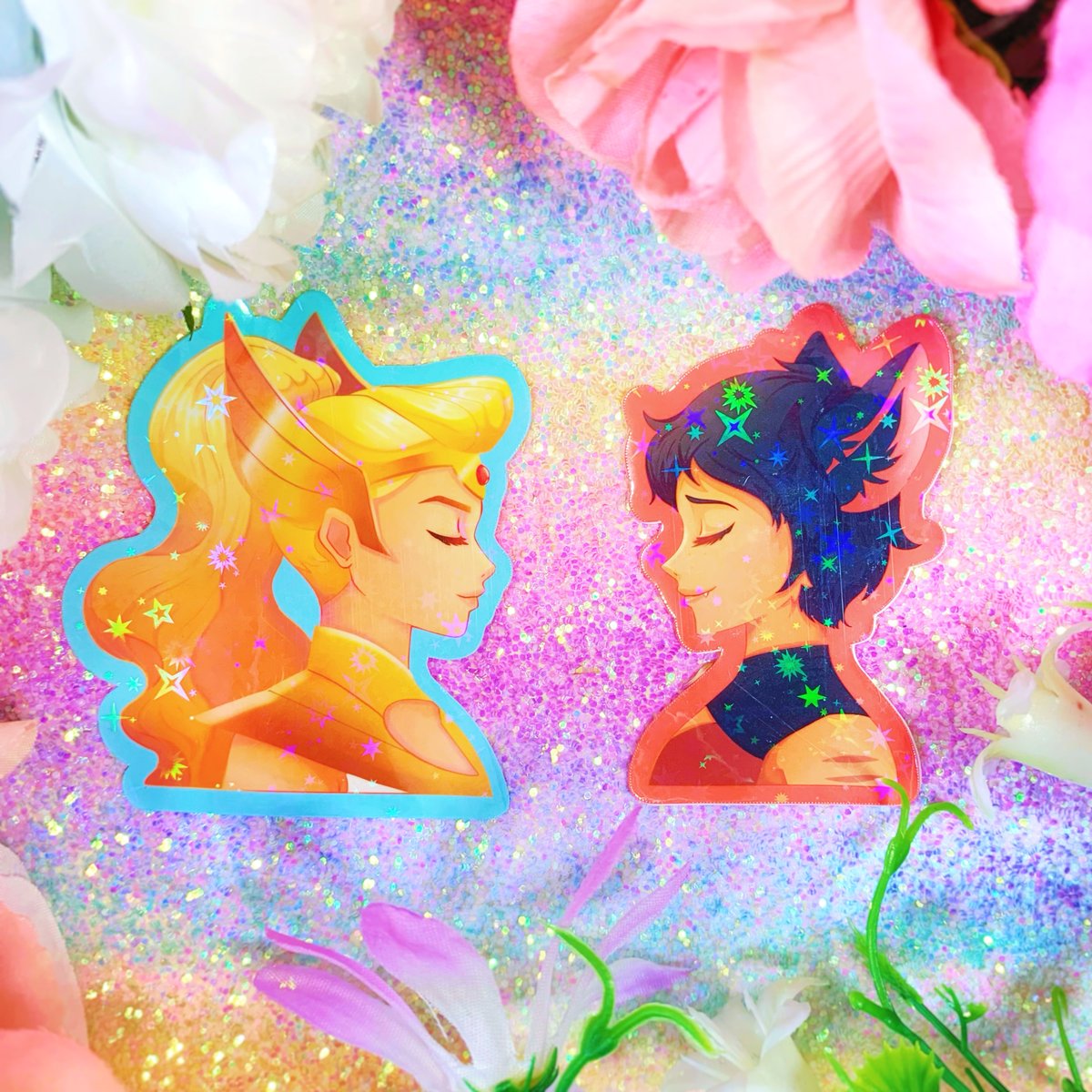 Image of Adora and Catra Stickers