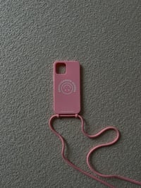 Image 3 of ES PHONE CASE PINK WITH STRAP -  LIMITED EDITION