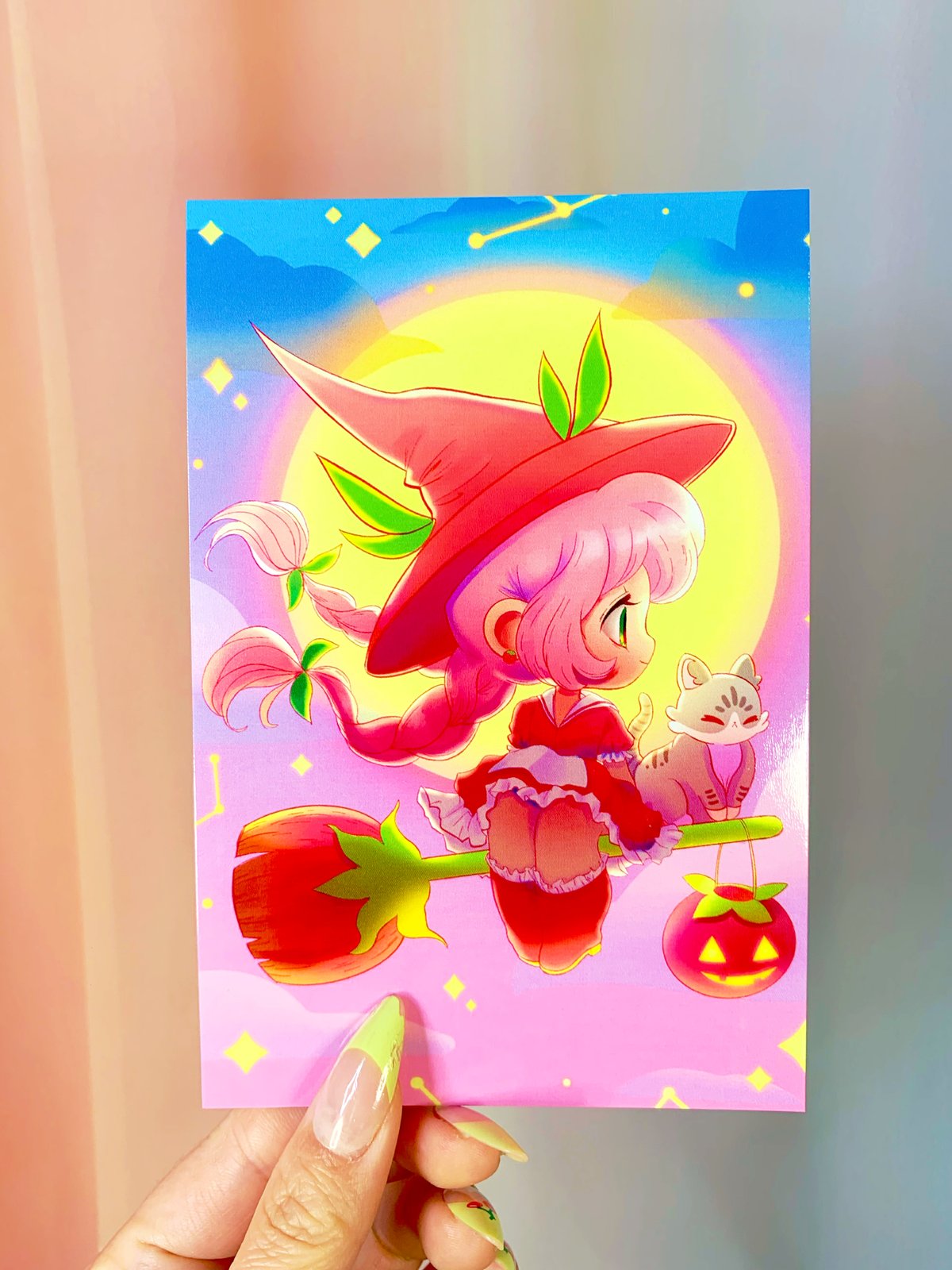 Image of Tomato Witch Mini Print