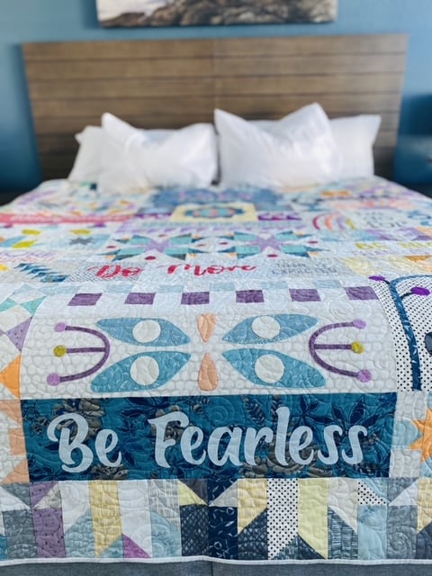 Dear Diary Quilt | Patterns by Rebecca Mae Designs