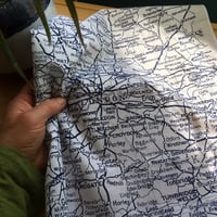 Image 1 of Not Far From London Map Hankie