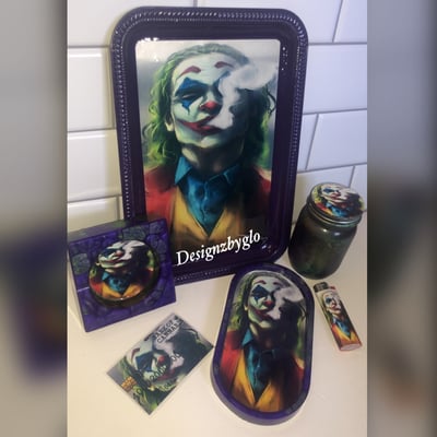 Image of Joker Batman Tobacco Rolling Tray Set