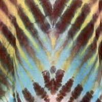 Image 3 of KINGFISHER INVERTED V TIE DYE TEE SIZE XL