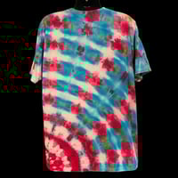 Image 2 of COTTON CANDY BURST TIE DYE TEE SIZE XL