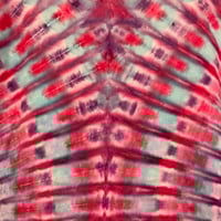 Image 4 of MIXED  BERRY DOUBLE ARC TIE DYE TEE WOMEN'S SIZE XL